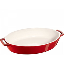 Staub Owalny Półmisek Ceramiczny 2.3l Czerwony Cooking