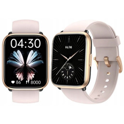 Smartwatch Zegarek Damski Polskie Menu Rozmowy Ciśnienie Puls