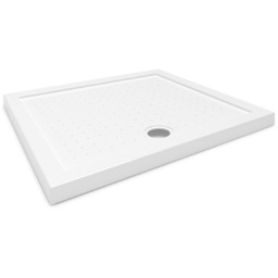 BRODZIK PRYSZNICOWY PROSTOKĄTNY POSADZKOWY 90x80 AKRYLOWY BIAŁY SLIM