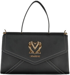 CZARNA TORBA DAMSKA LOVE MOSCHINO