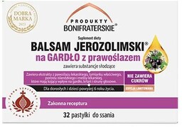 Produkty Bonifraterskie Balsam Jerozolimski na gardło z prawoślazem,