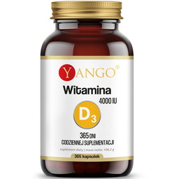 YANGO Witamina D3 4000 IU 365caps