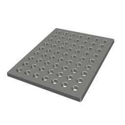 Fabryczny ruszt żeliwny 30x24 do kominka Invicta