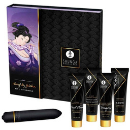 Shunga Naughty Geisha zestaw kosmetyków erotycznych z mini