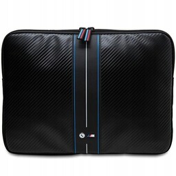 Bmw Sleeve BMCS16COMSCAKL 16" czarny/black Carbon Blue Stripes