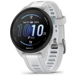 Garmin Zegarek sportowy Forerunner 165 AMOLED 43mm Whitestone