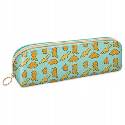 FINPAC PU Skórzane Piórnik Duża Pojemność Dino Nuggets