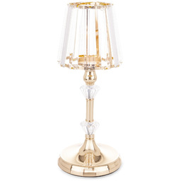 Świecznik metalowy złoty glamour 33x13x13 167413