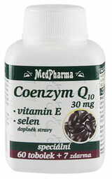 Koenzym Q10-30 mg, Witamina E, selen - 67kaps.
