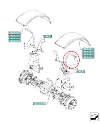 WSPORNIK BŁOTNIKA PRZEDNIEGO CNH 47802232 - 82027913