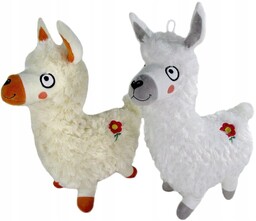 Maskotka Alpaka lama 2 kolory - 35cm