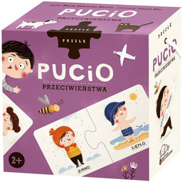 Pucio. Przeciwieństwa Nasza Księgarnia, puzzle dla dzieci