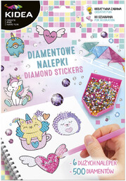 MOZAIKA WYKLEJANKA DIAMENTOWA ZESTAW 6 NALEPEK