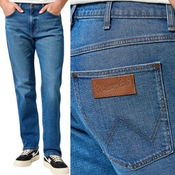 Wrangler FRONTIER RELAXED Raindrop LUŹNE PROSTE SPODNIE JEANSOWE