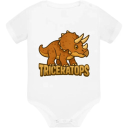 Triceratops Dinozaur - body dziecięce na prezent
