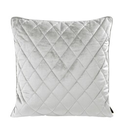 Eurofirany Poszewka dekoracyjna 45x45 Velvet 27 E srebrna