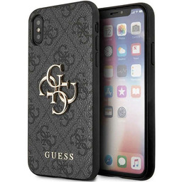 Etui iPhone X Guess szare