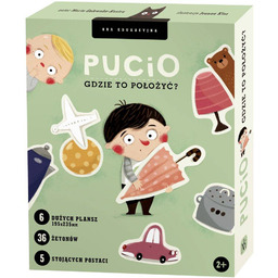 Pucio. Gdzie to położyć? Nasza Księgarnia, zabawki edukacyjne