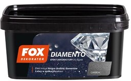Farba dekoracyjna DIAMENTO carbon 1 l FOX