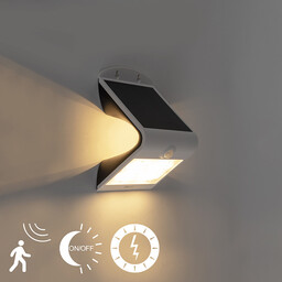 Shada Lampa ścienna zewnętrzna biała 21,5 cm