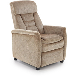 Fotel rozkładany wypoczynkowy jordan beżowy halmar