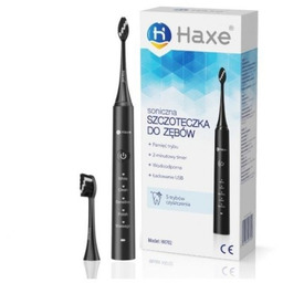 Haxe Czarna szczoteczka soniczna elektryczna HX702