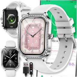 Smartwatch Zegarek Damski Amoled Rozmowy Pro Menu Sportowy
