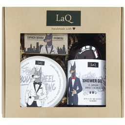 LAQ_SET Doberman żel pod prysznic 500ml + mydełko