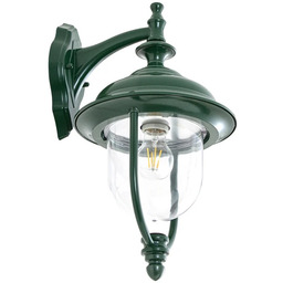 Zewnętrzna Lampa Lindby, Clint, ściemnialny, zielony, balkon, aluminium,
