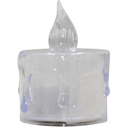 CHRISTMAS DECORATION Świeca dekoracyjna 809405 LED Biały-transparentny