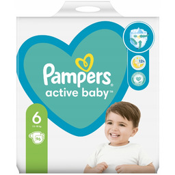 Pampers Active Baby pieluszki rozmiar 6 96 szt