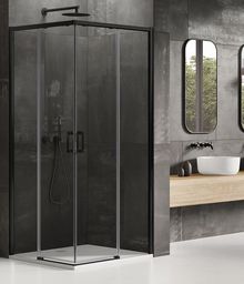 New Trendy Prime Black kabina kwadratowa 70x70x200 cm