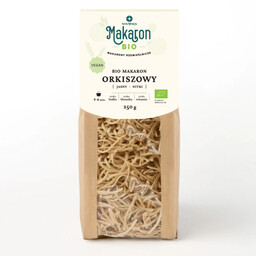 Makaron Orkiszowy jasny BIO vegan nitki 250 g.,