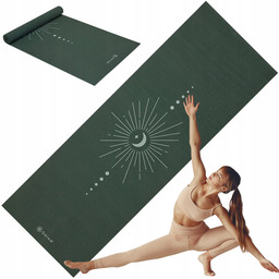 Antypoślizgowa Mata do jogi Gaiam Deep Green Vision