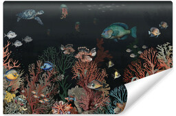 Muralo Fototapeta Dla Dzieci Podwodny Świat Vintage 254x184cm