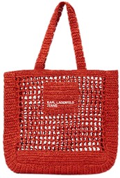 Karl Lagerfeld Jeans Beach Shopper, damska, czerwona, torba