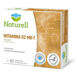 Naturell Witamina K2 MK-7 x60 tabletek do rozgryzania