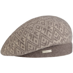 Beret Baskijski Wełniany Lucona by Seeberger, beżowy, One