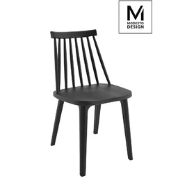 Krzesło ribs black czarne modesto