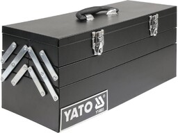 Yato Skrzynka narzędziowa, metalowa 460x200x225 mm YT-0885