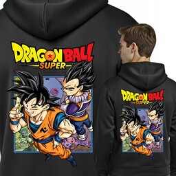 Dragon Ball Ciepła Bluza Męska Kangurka Anime Manga