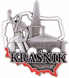 Magnes metalowy kontur Kraśnik
