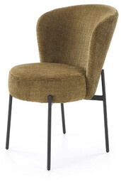 Edinos Krzesło na metalowej podstawie oliwkowe E6-M14