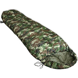 Mil-Tec Commando śpiwór, Woodland, 225 x 76 x