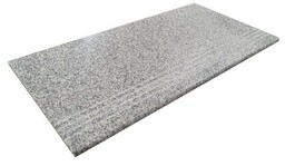 Płytka schodowa ryflowana granitowa G603 poler 30,5x61x1