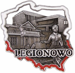 Magnes metalowy kontur Legionowo