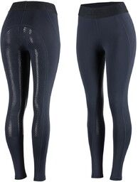 Legginsy HORZE Madison Silicone damskie granatowe, rozmiar: 40
