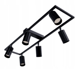 Lampa Sufitowa Oprawa LED 6X GU10 Spot Ruchoma