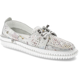 Venezia Białe Półbuty Modne Obuwie Damskie