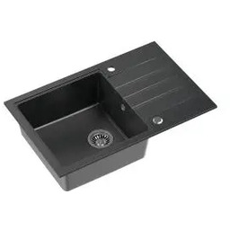 Quadron HCQP7850CZK Peter 111 Granitowy Czarny Zlewozmywak prostokątny